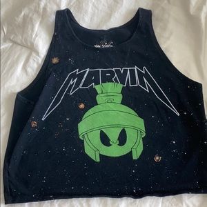 Marvin the Martian crop top